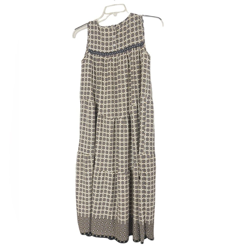 Max Studio sleeveless prairie style long dress. Size XS GUC - Picture 9 of 14